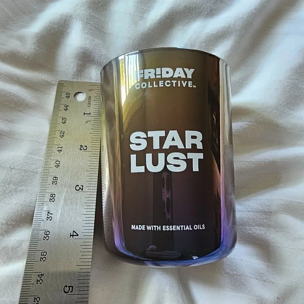 New Friday Collective Star Lust Candle 8 Oz Scented With Essential Oils